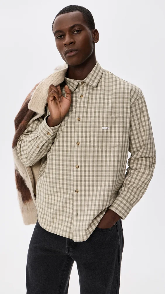 Bigwig Axel Plaid Woven Shirt