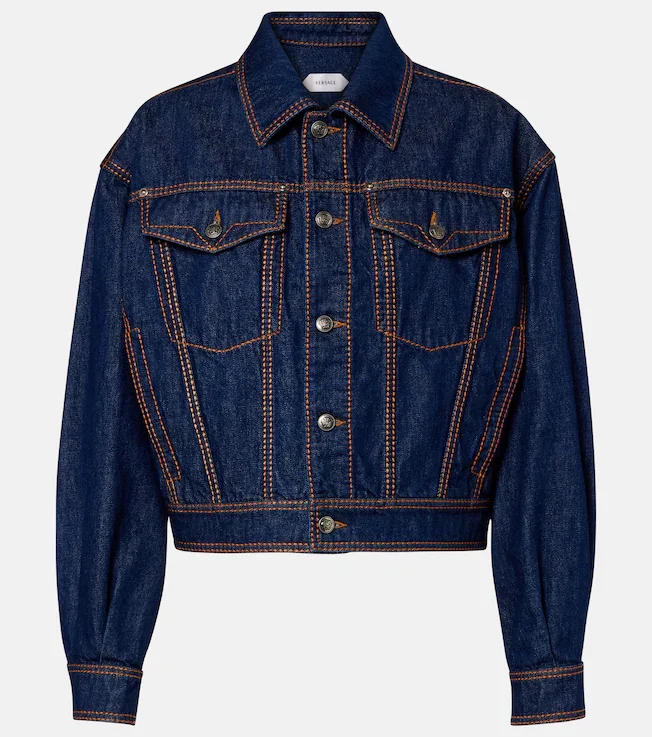Medusa denim jacket