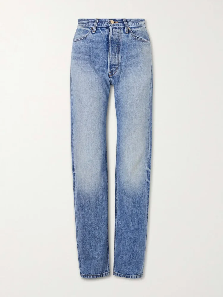 Agnes recycled straight-leg jeans