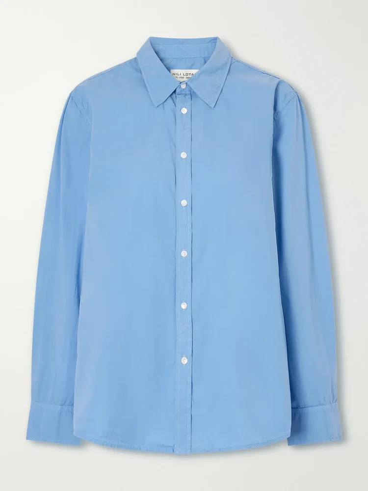 Raphael cotton-poplin shirt