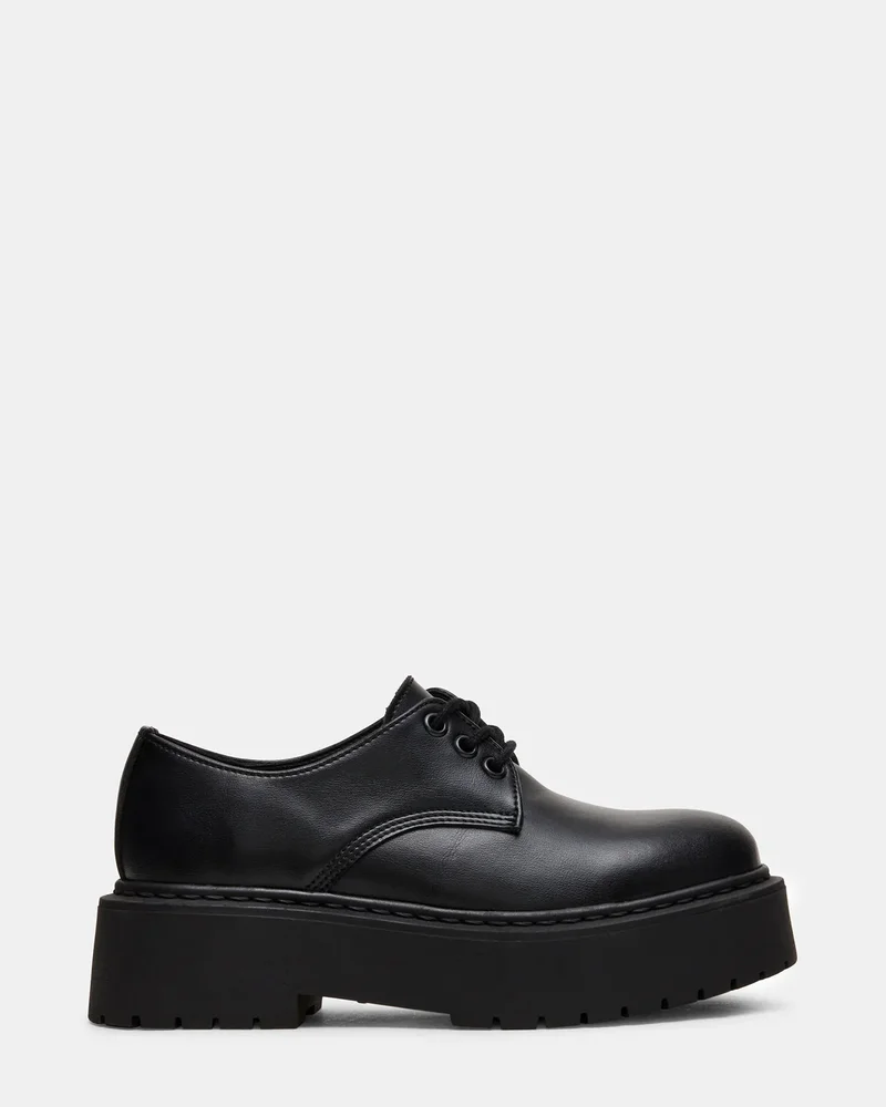 Burney Black Leather