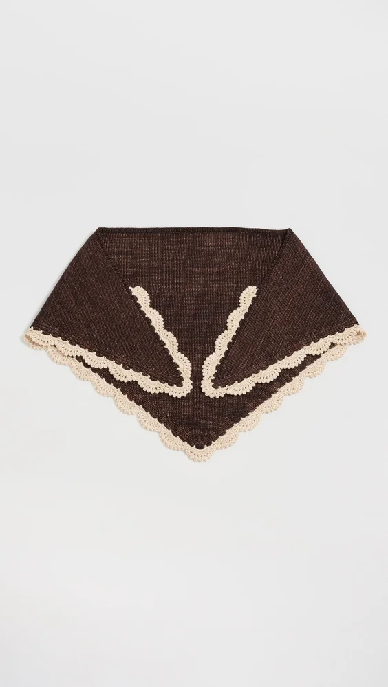 Monty Merino Wool Triangle Scarf