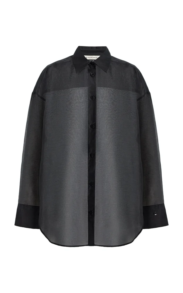 Derris Cotton-Blend Organza Shirt