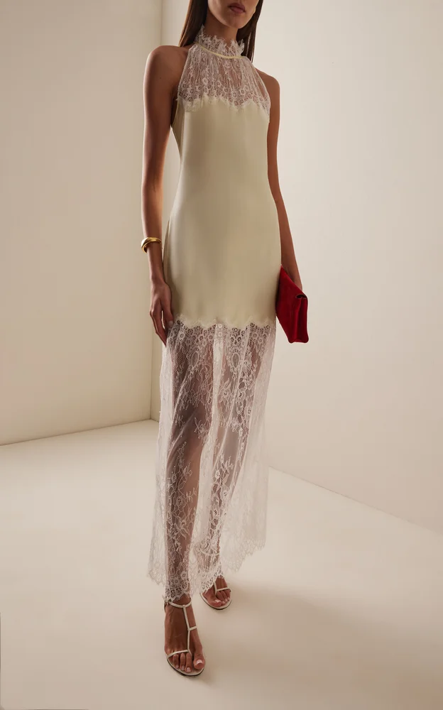 Poetry Lace Drawn in Maxi Dress