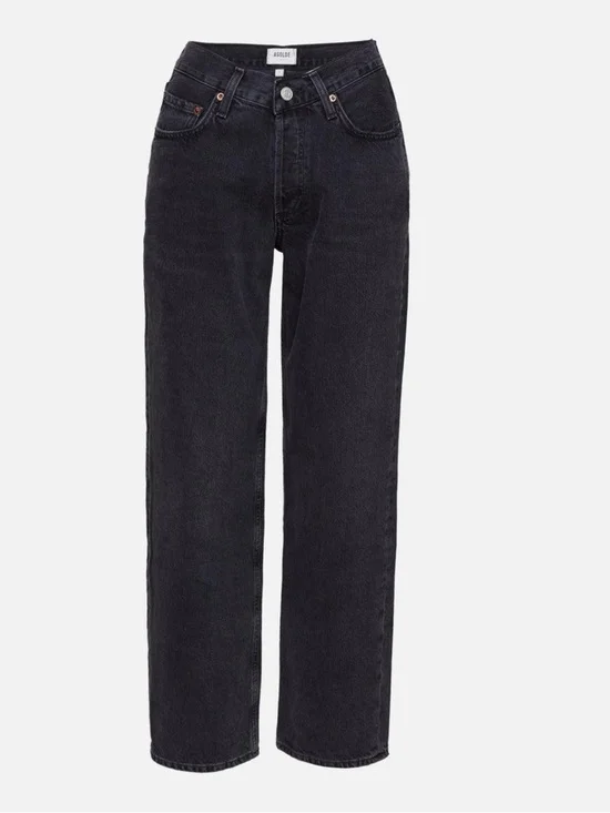 V-Waist Baggy Jeans