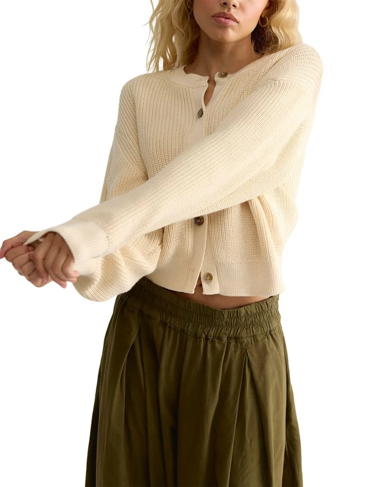 Vienna Cotton Cropped Cardigan