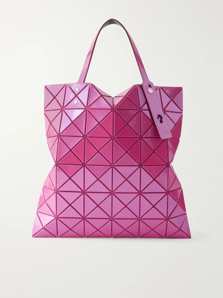 Platinum glossed tote