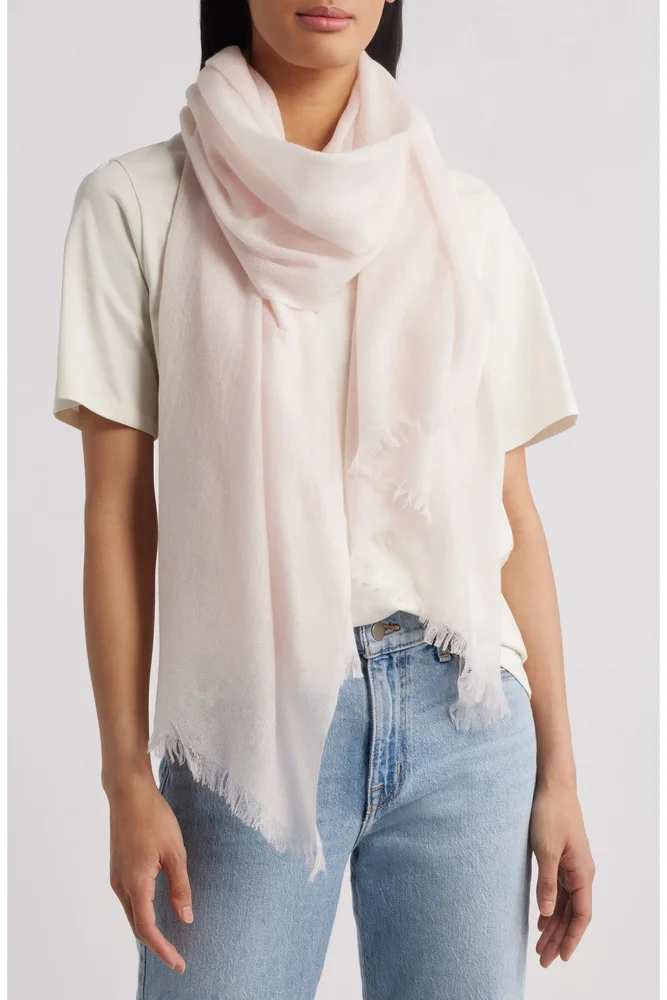 Textured Cashmere Scarf