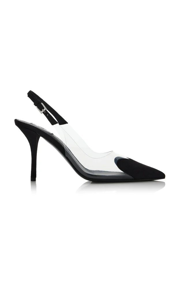 Le Cœur Suede Slingback Pumps