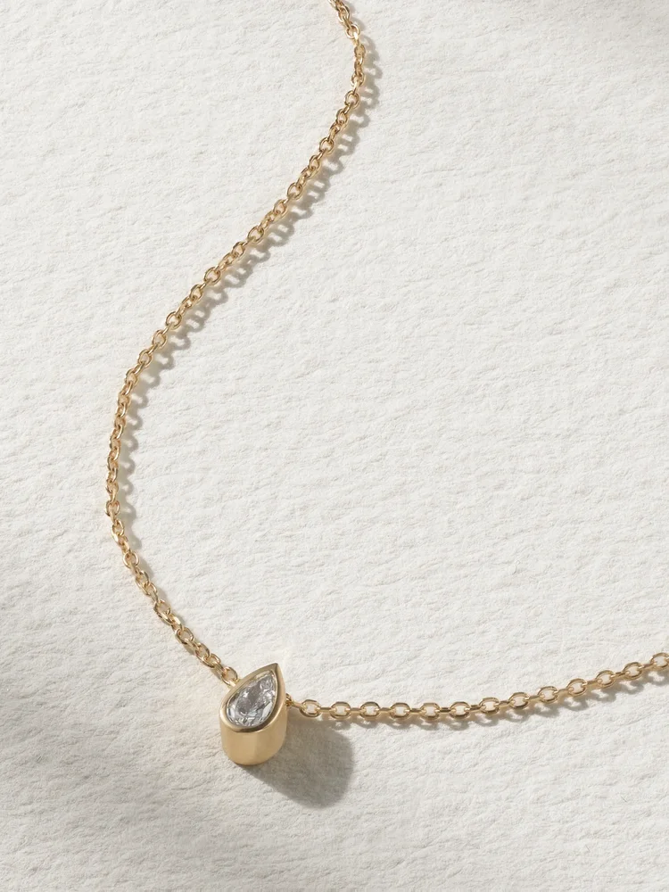 14-karat Gold Diamond Necklace