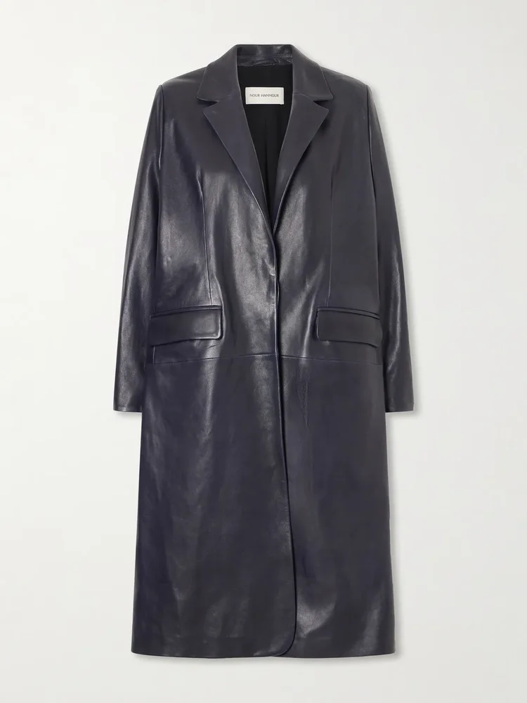 Isaline Leather Coat