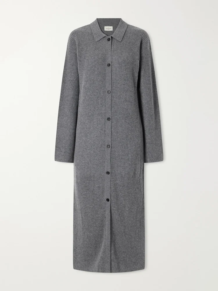 Jamua ribbed cashmere maxi dress