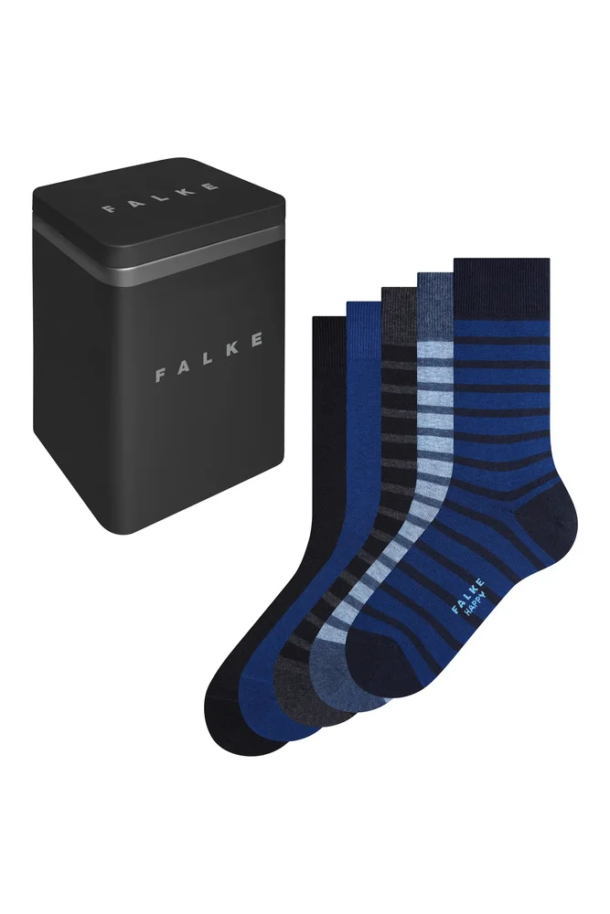 Happy Assorted 5-Pack Crew Socks With Gift Box