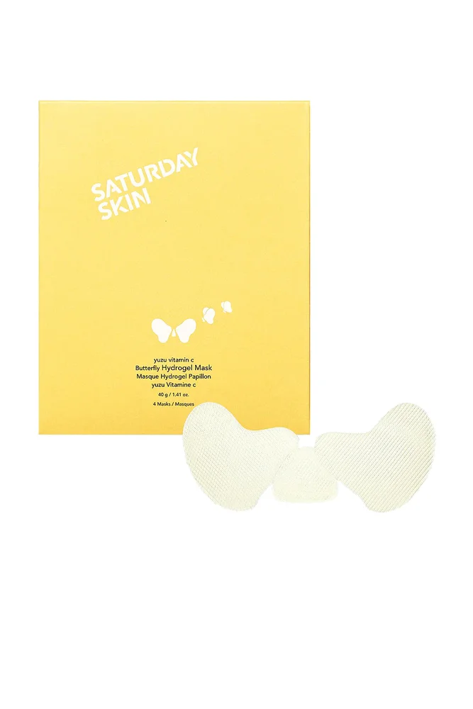 Yuzu Vitamin C Butterfly Hydrogel Mask 4 Pack