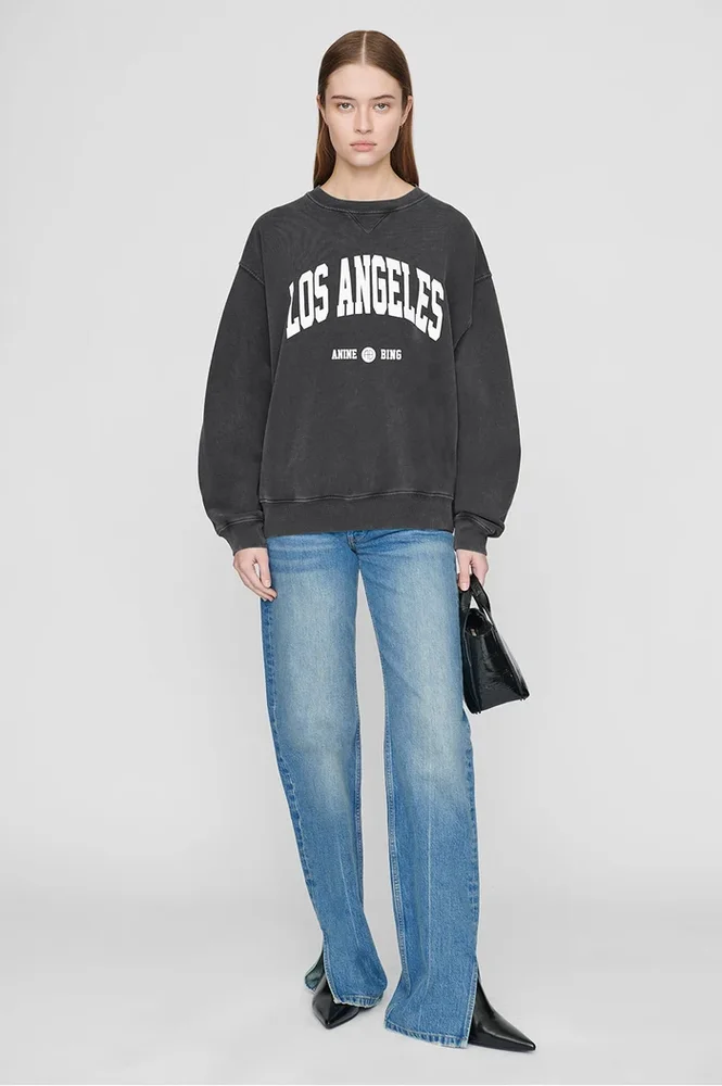 Ramona Sweatshirt University New York - Washed Black