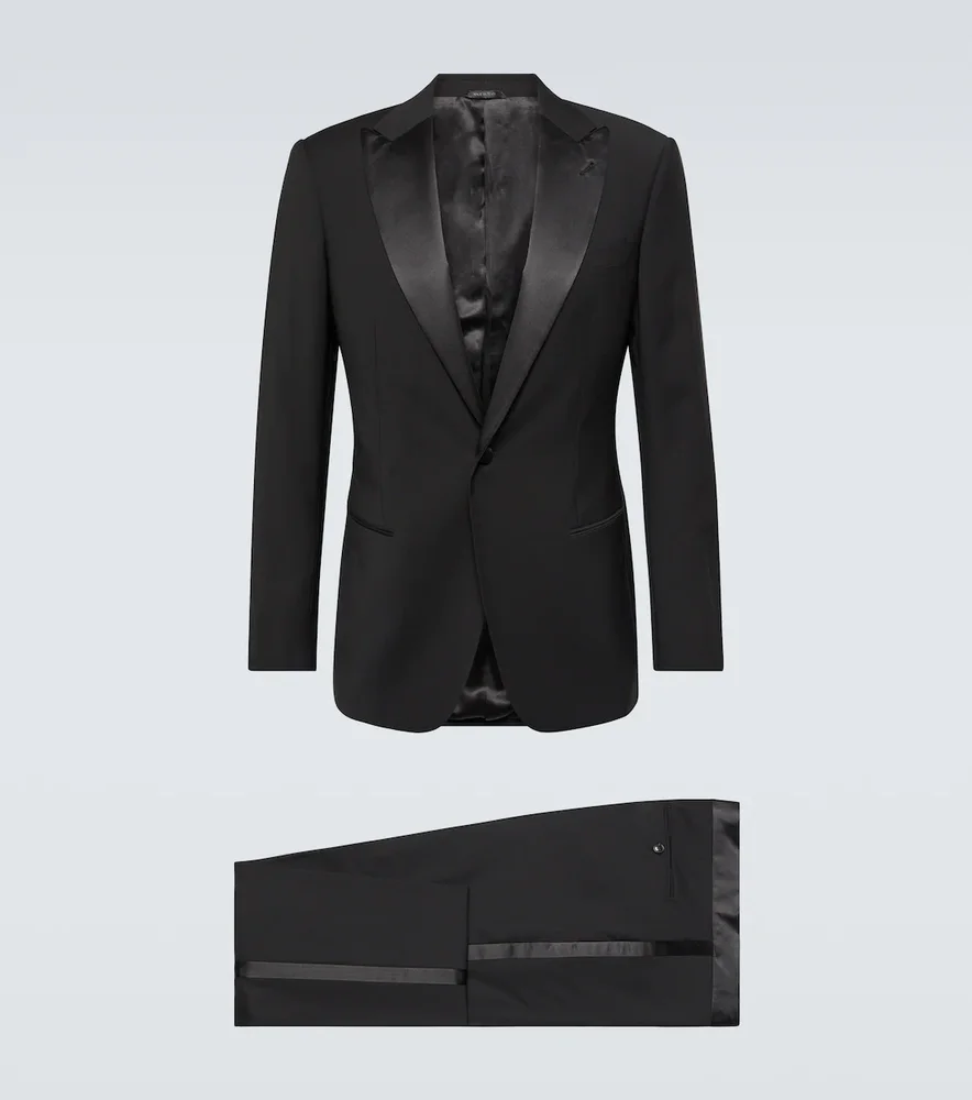 Single-breasted virgin wool tuxedo