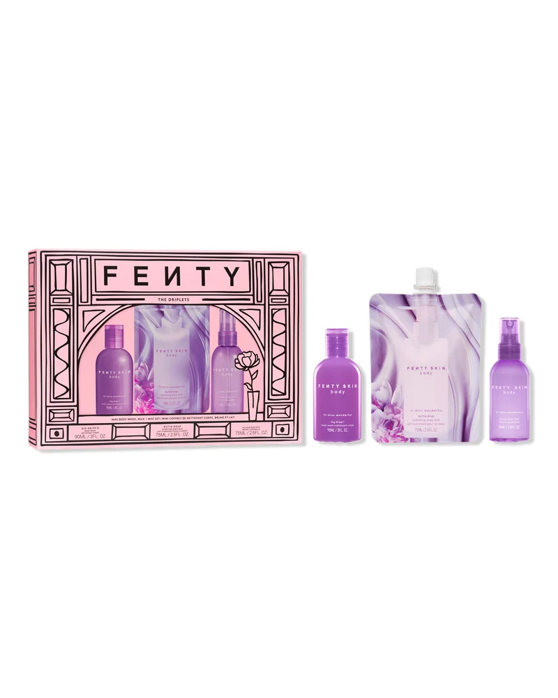 The Driplets Mini Body Wash, Milk + Mist Set