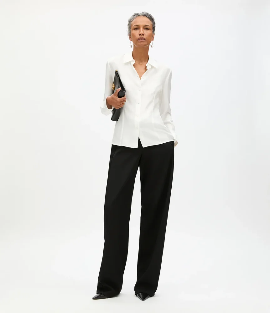 Silk Fitted Blouse