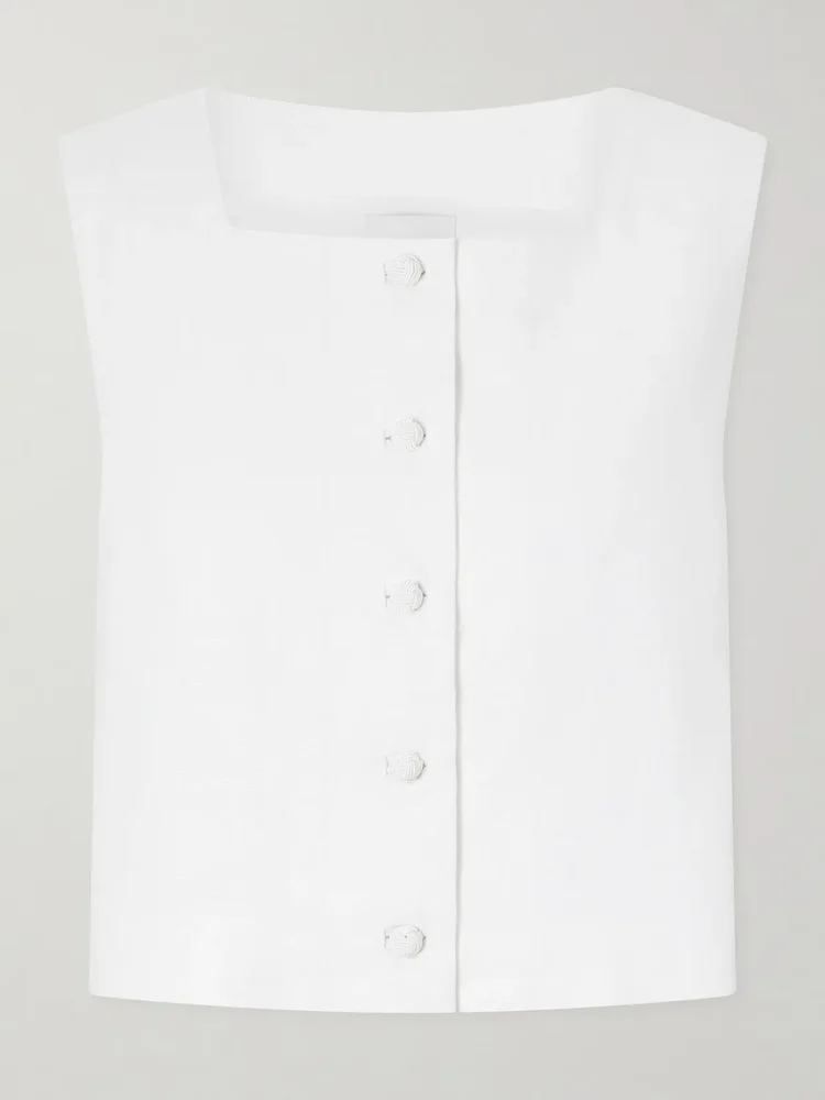 Rio linen tank top