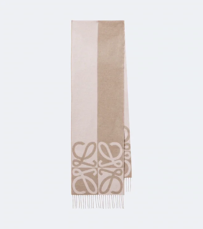 Anagram wool and cashmere scarf