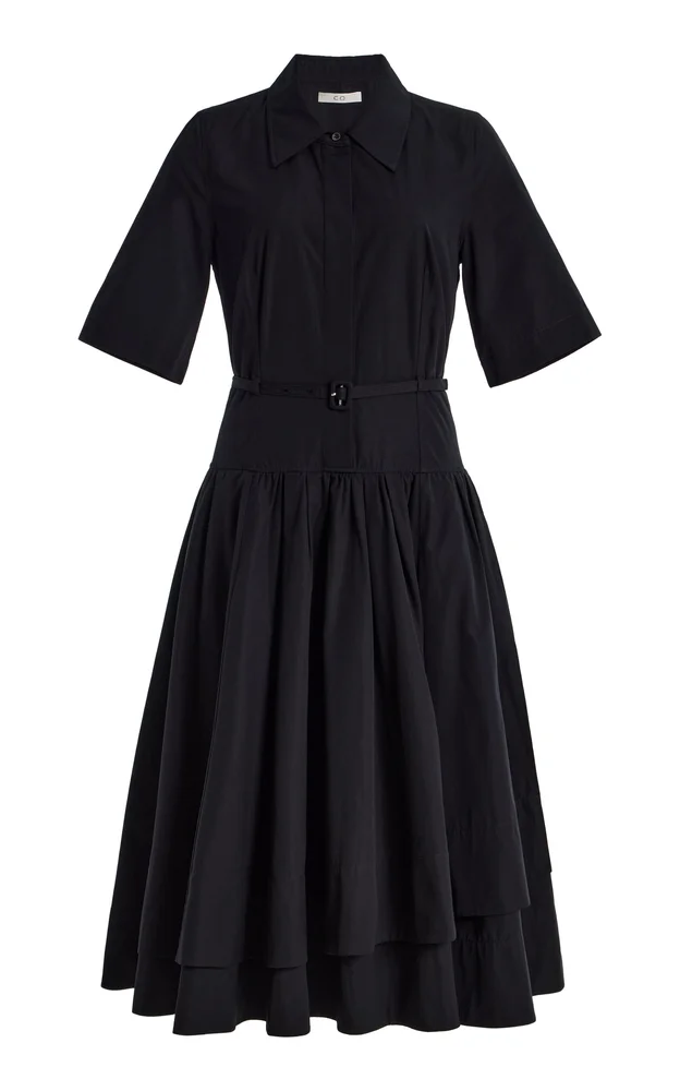 Belted Cotton Dress