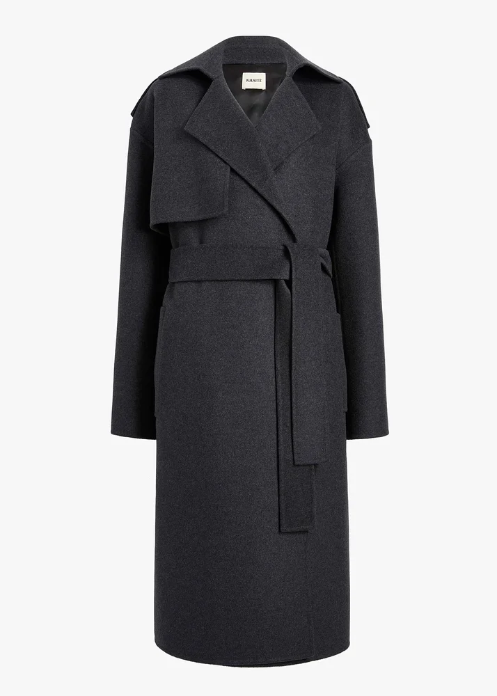 Manston Coat in Charcoal
