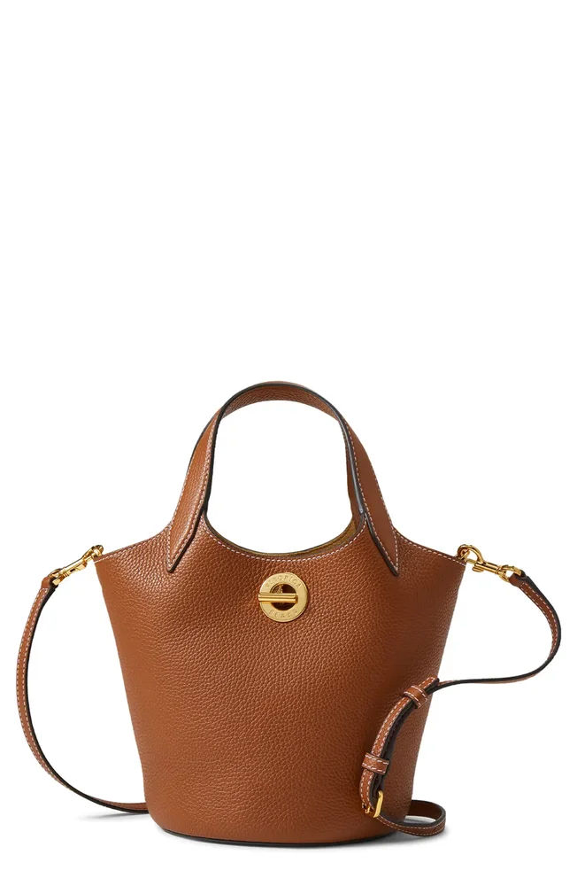 Anchor Leather Top-Handle Bag