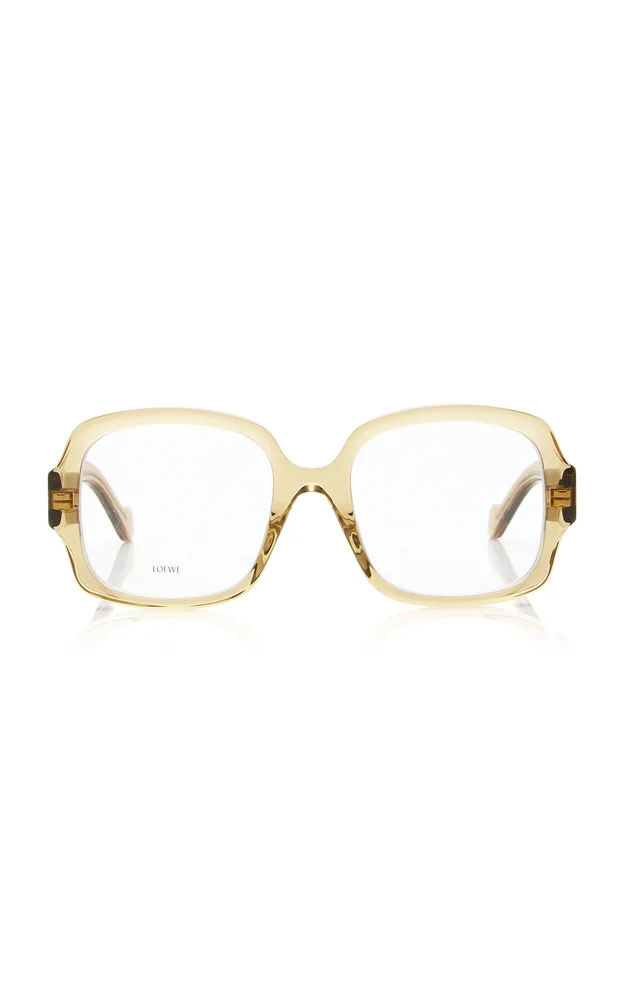 Square-Frame Acetate Glasses