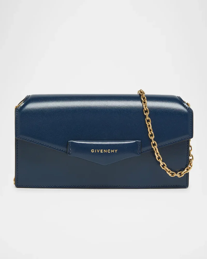 Antigona Leather Wallet on Chain