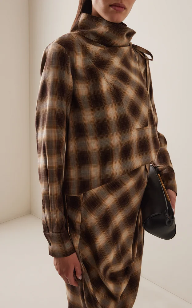 Workwear Tencel Plaid Shirt