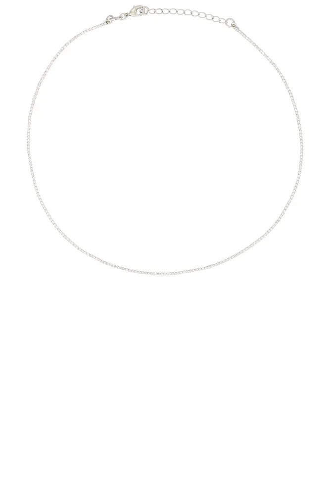 Micro Teeny Tiny Tennis Necklace
