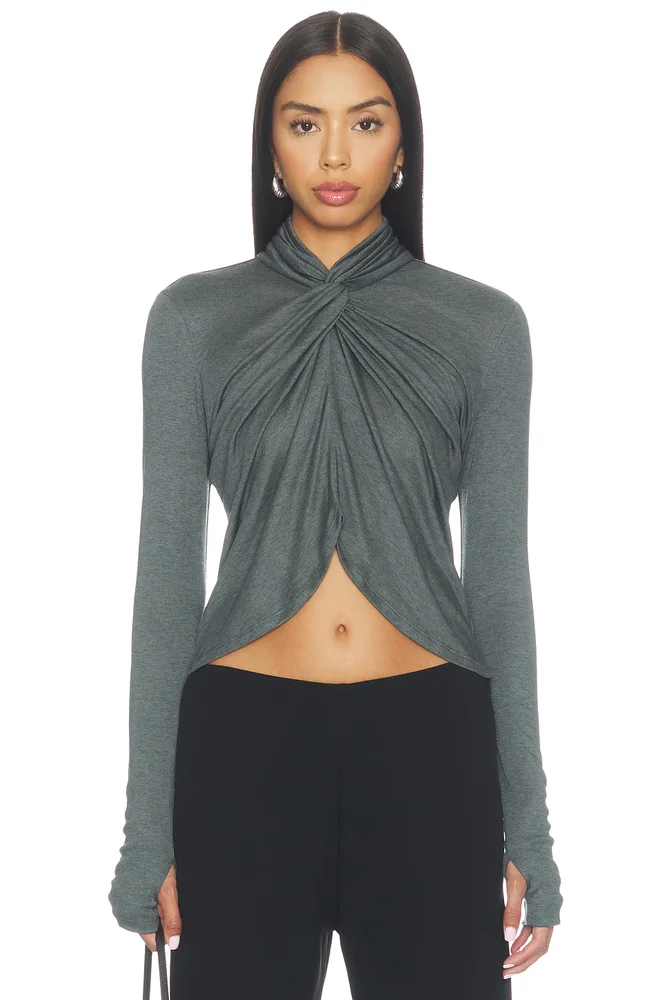 Tencil Longsleeve Twist Top