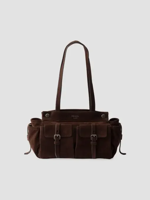 Medium Suede Tote Bag