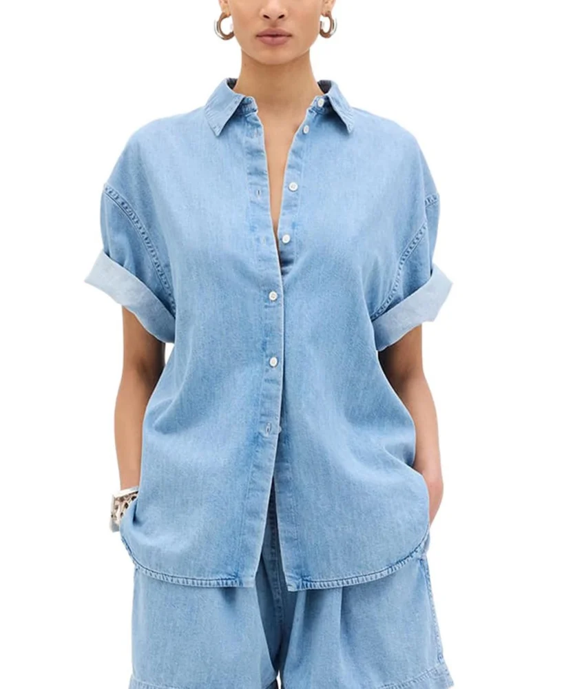 Chambray Short Sleeve Shirt