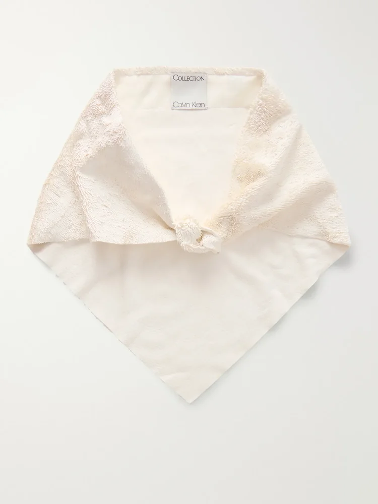Suede scarf