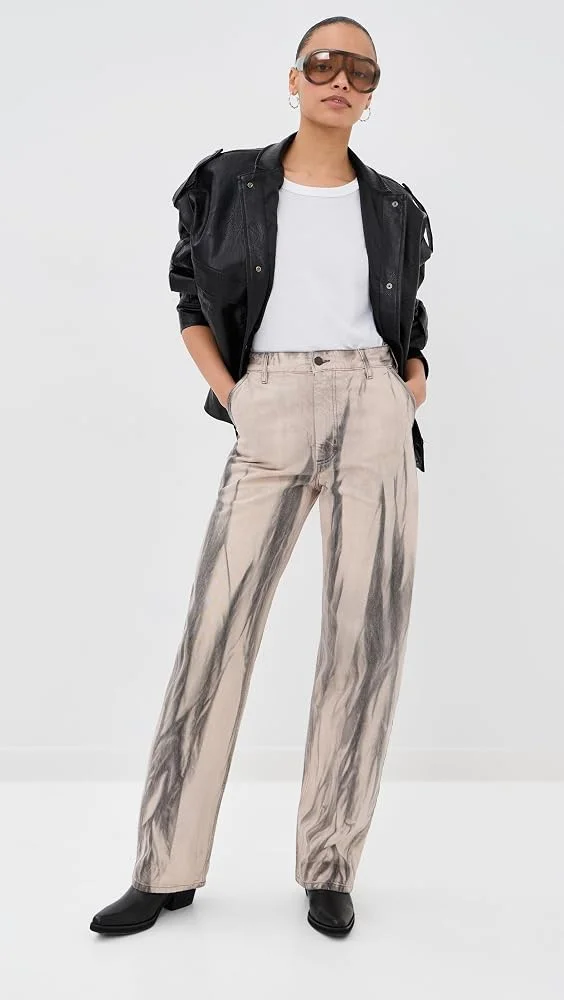 Column Leg Jeans
