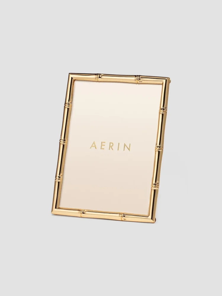 Ava Bamboo-Effect Brass Frame