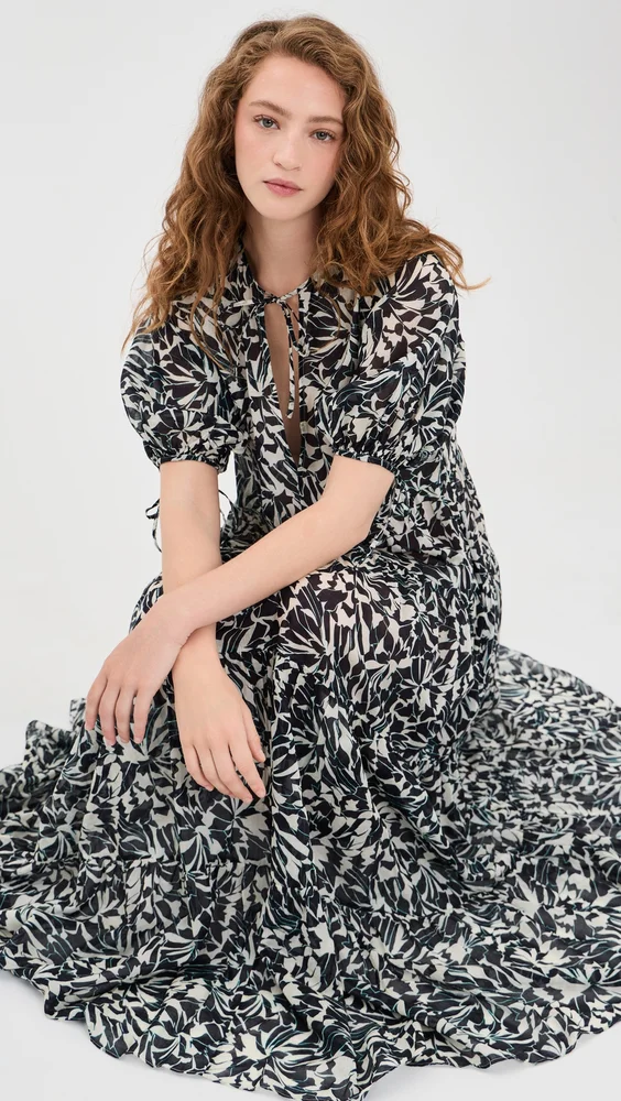 Neera Short Sleeve Coverup Dress