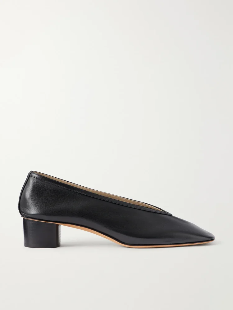 Luna leather pumps