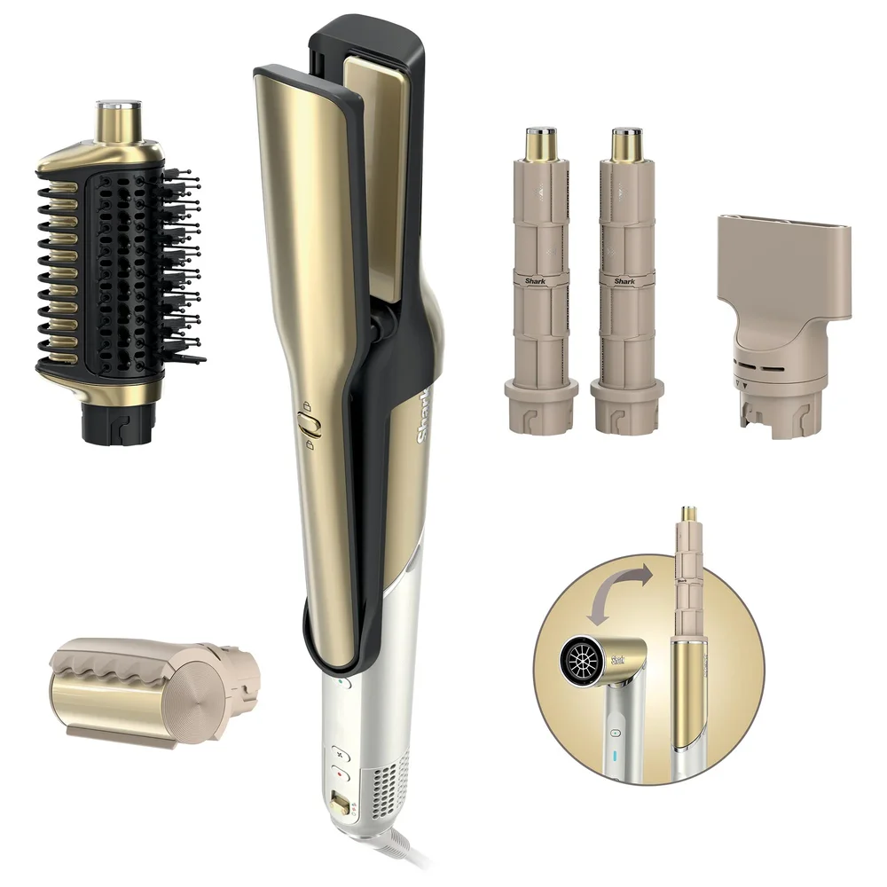 Shark Glam™ Hair Styler in Gold