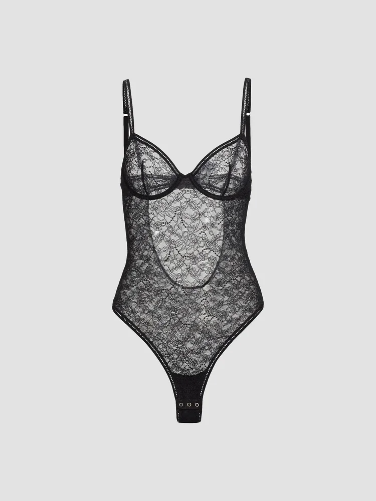 Lace Underwire Bodysuit