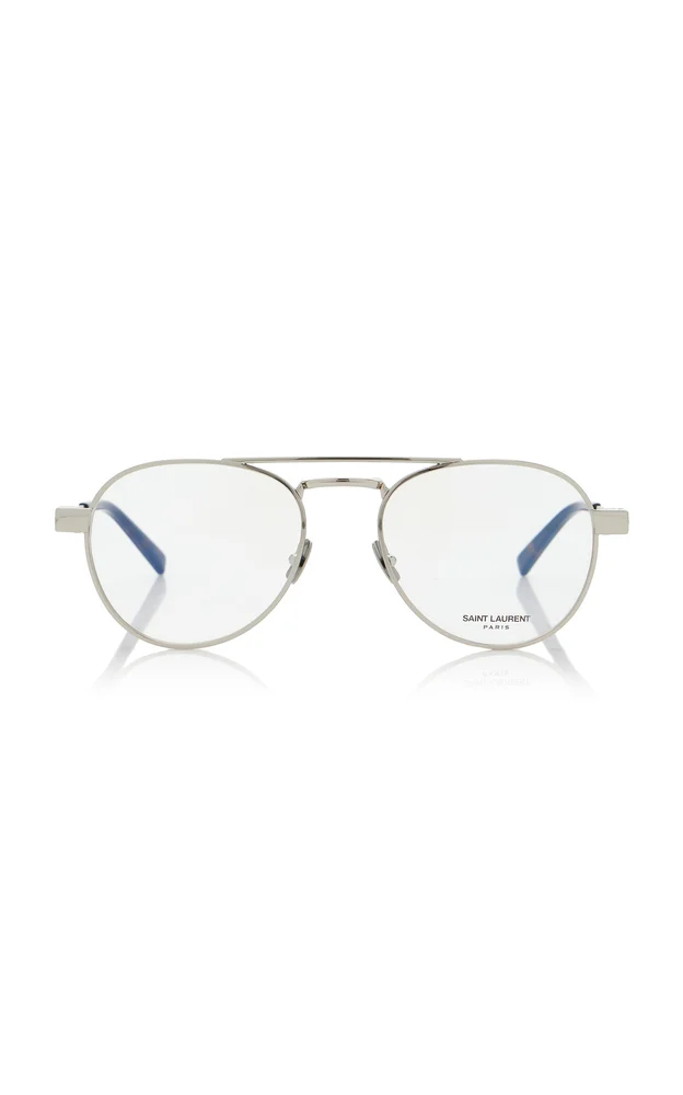 Aviator-Frame Metal Glasses