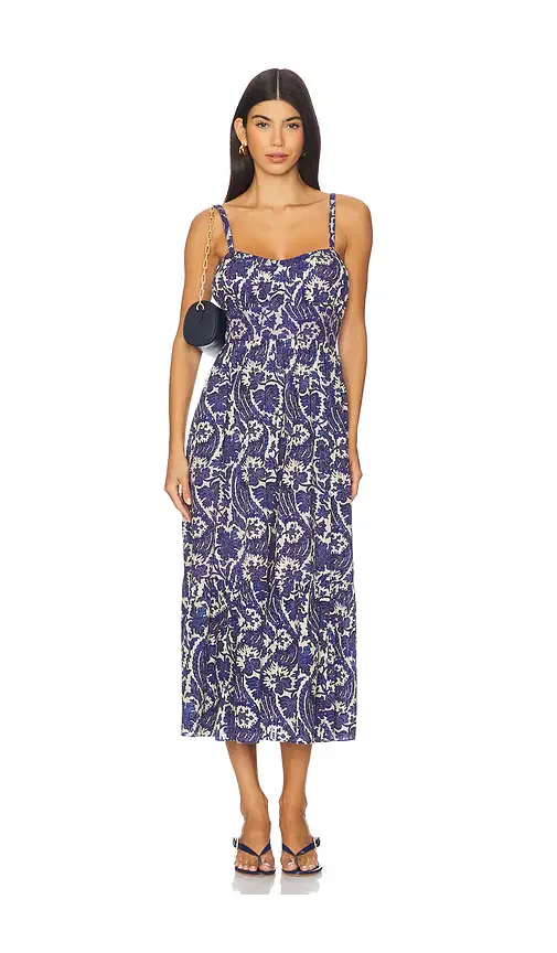 Pomona Linen Midi Dress