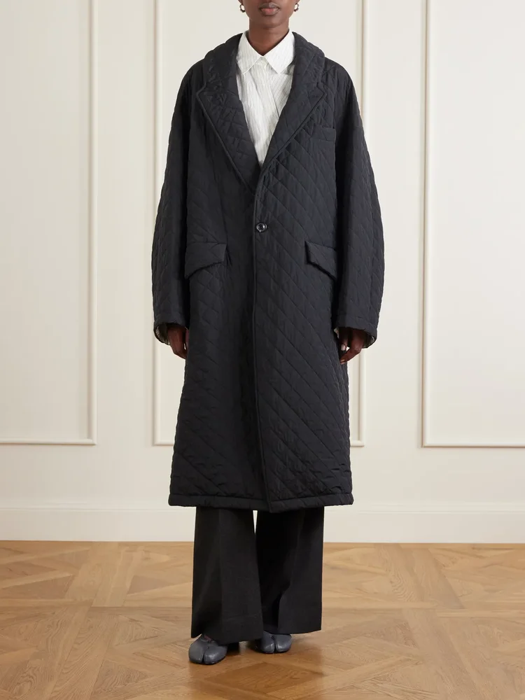 Quilted Shell Coat
