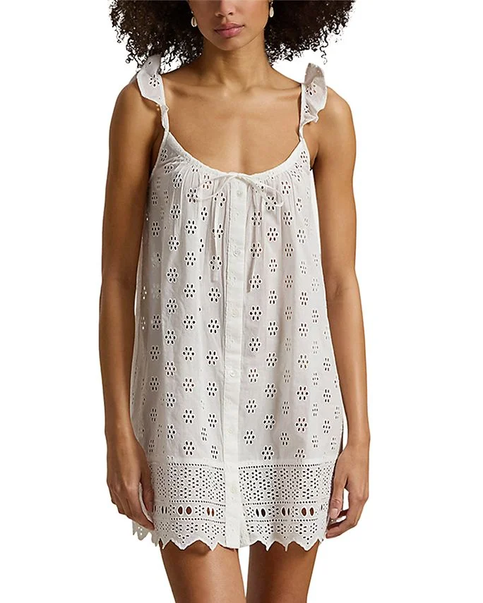 Eyelet Cami Slip Dress