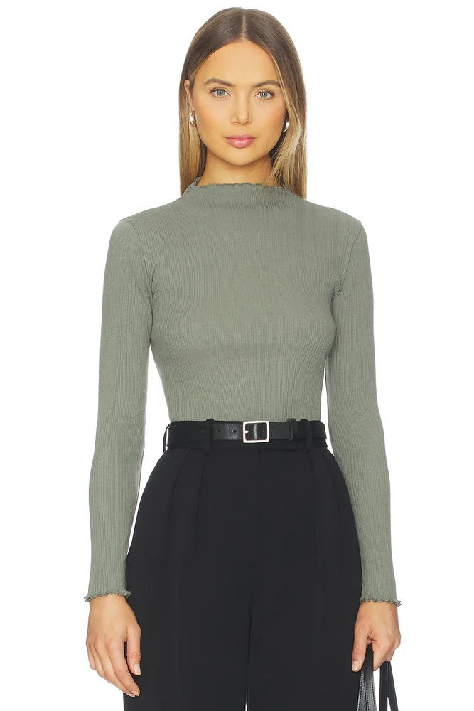 Brenna Mock Neck Top