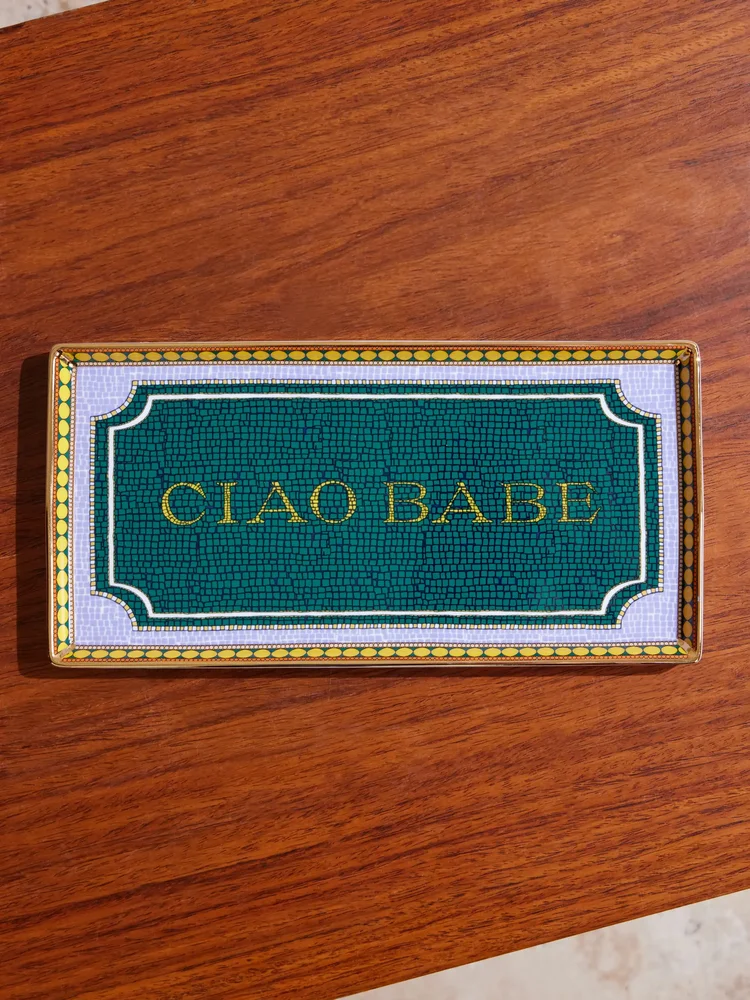 Ciao Babe Porcelain Tray