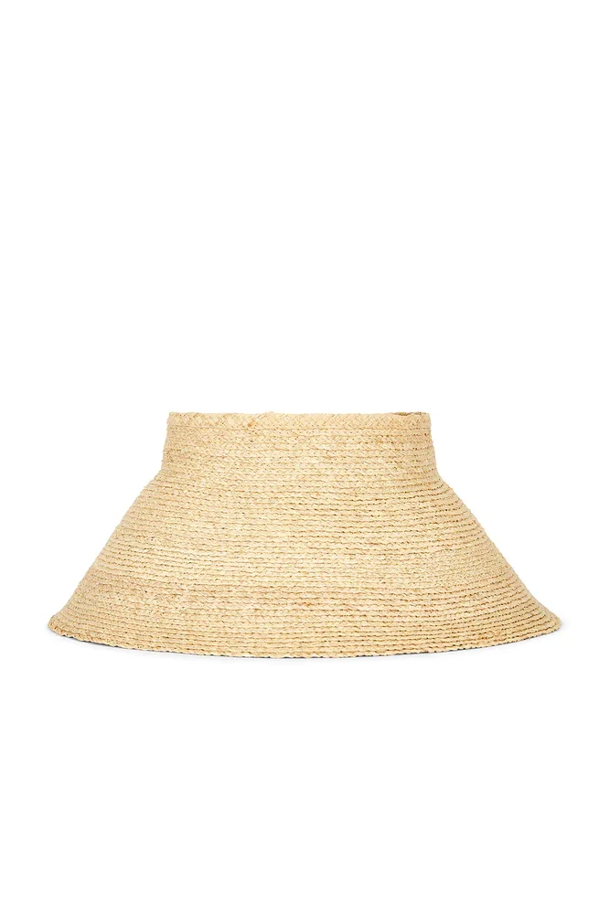 Shore Raffia Visor