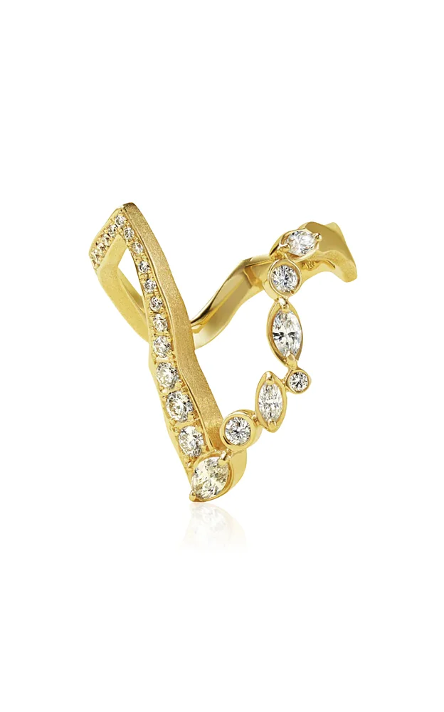 KINTSUGI Victoria Float-Pave Diamond Ring