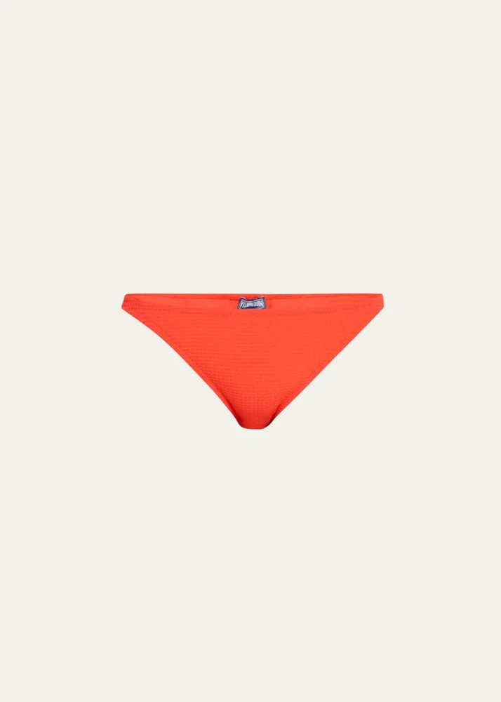 Jacquard Vichy Bikini Bottoms